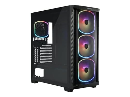 Enermax StarryKnight SK30 V2 ATX Mid Tower Black with Tempered Glass Side Panel and USB 3.2 Gen 2 Type-C / USB 3.2 Gen 1 Type-A image