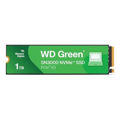 Western Digital WD Green SN3000 1TB SSD M.2-2280 PCIe 4.0 x4 NVMe image