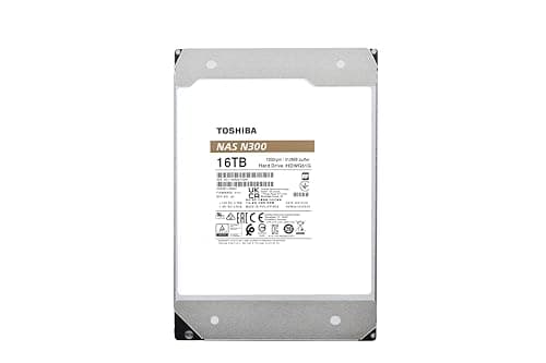 Toshiba N300 NAS 16 TB HDD 7200RPM 3.5" SATA 6.0 Gb/s image