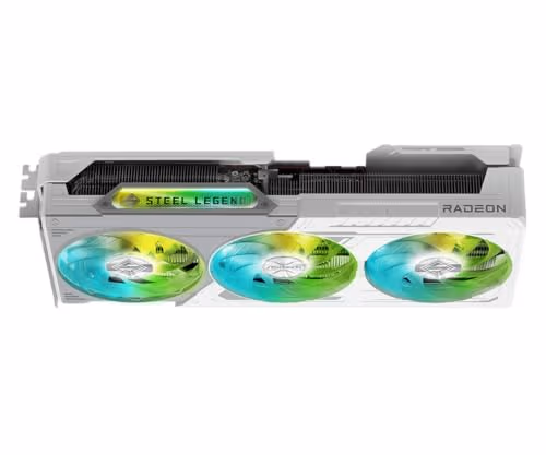 ASRock Steel Legend Radeon RX 9070 XT 16GB GDDR6 White / Gray image
