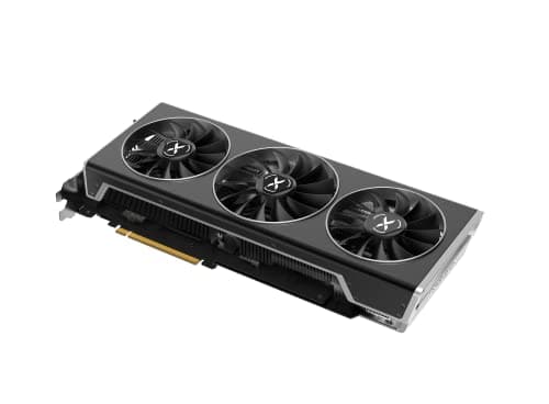 XFX Speedster MERC319 AMD Radeon RX 6750XT Black Gaming Graphics Card with 12GB GDDR6 HDMI 3xDP, AMD RDNA 2 RX-675XYTBDP image
