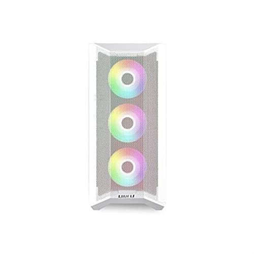 Lian Li Lancool II Mesh ATX Mid Tower White Tempered Glass Side Panel image