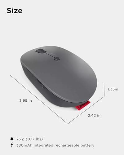 Lenovo Go Optical Wired/Bluetooth/Wireless Mouse image