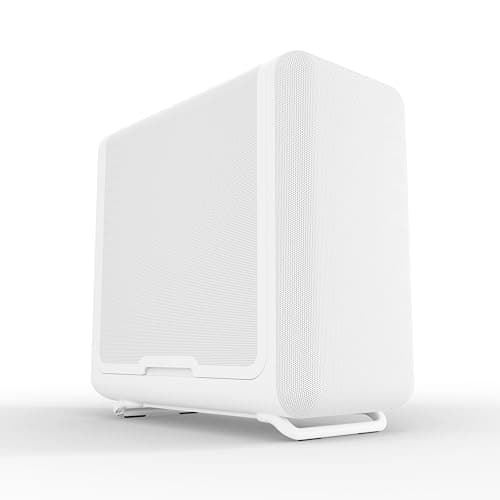 HYTE X50 Air ATX Mid Tower White Mesh Side Panel, USB 3.2 Gen 2x2 Type-C, USB 3.2 Gen 1 Type-A image
