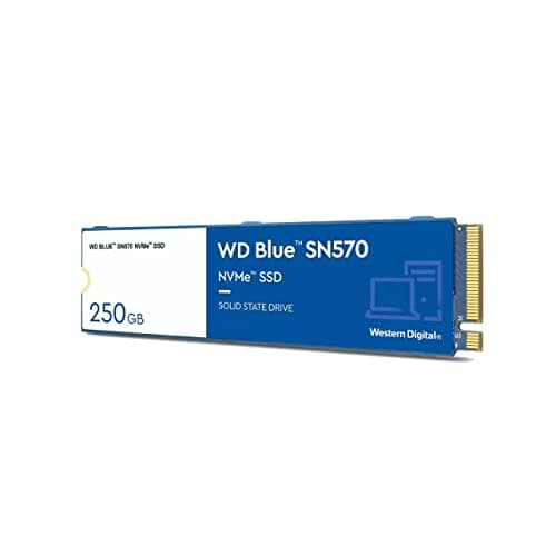 Western Digital Blue SN570 250GB M.2-2280 SSD PCIe 3.0 x4 NVMe image
