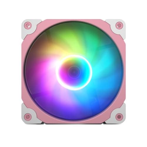Vetroo ARGB120 120mm Pink PWM Addressable RGB image