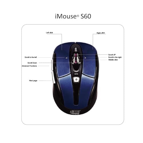 Adesso iMouse S60L Wireless Optical Mouse image