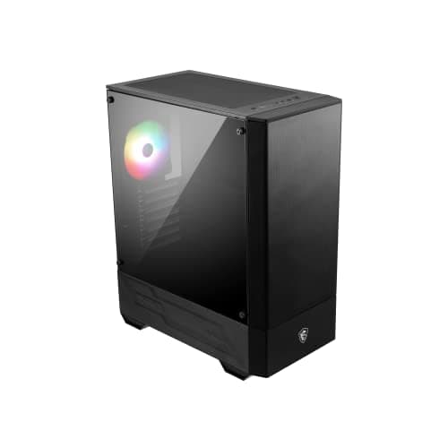 MSI MAG FORGE 111R ATX Mid Tower Black with Tempered Glass Side Panel and USB 3.2 Gen 1 Type-A Front Panel image