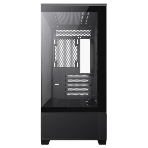 GameMax Vista M Micro ATX Mini Tower Black with Tempered Glass Side Panel and USB 3.2 Gen 1 Type-A, USB 2.0 Type-A Front Panel image