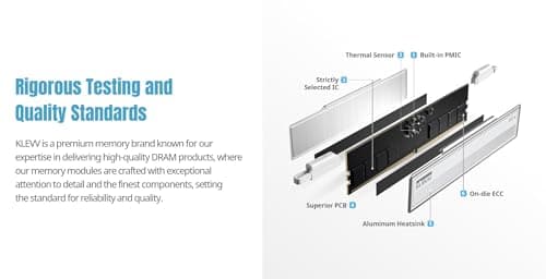 Klevv FIT V White DDR5-5600 CL30 32GB (2x16GB) image