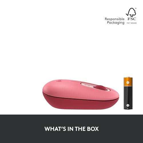 Logitech POP Heartbreaker Bluetooth/Wireless Optical Mouse image