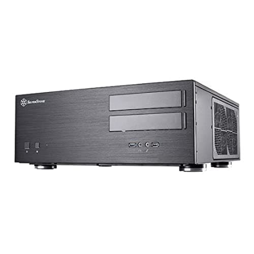 Silverstone GD08B HTPC Black USB 3.2 Gen 1 Type-A image