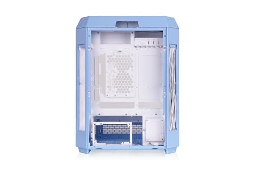 Thermaltake The Tower 600 ATX Mid Tower Blue Tempered Glass Side Panel image