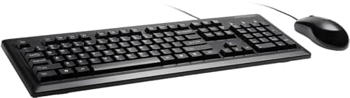 Kensington K72436AM Wired Standard Keyboard With Optical Mouse image