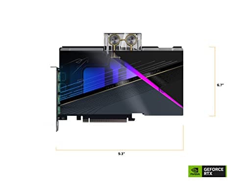 Gigabyte AORUS XTREME WATERFORCE GeForce RTX 4080 16GB GDDR6X Black image