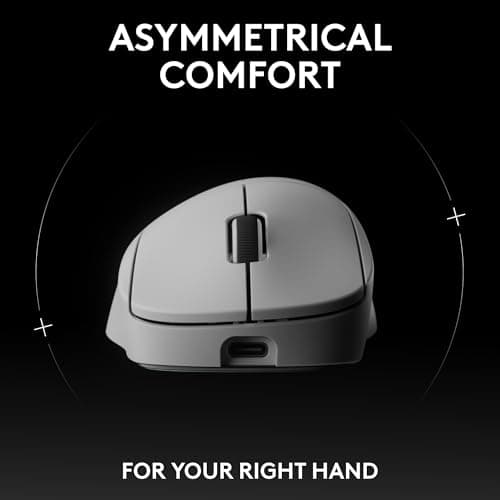 Logitech PRO X SUPERLIGHT 2 DEX Wired/Wireless Optical Gaming Mouse image