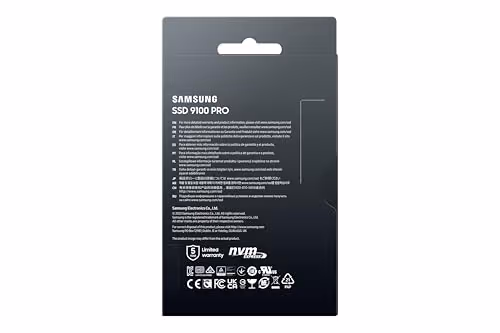 Samsung 9100 PRO 2TB SSD M.2 PCIe 5.0 NVMe image