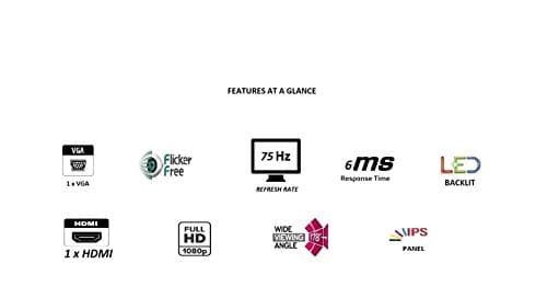 Dell SE2717H 27" 1080p 75Hz IPS Monitor image