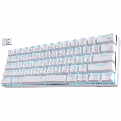 RK Royal Kludge RK61 Mini Bluetooth/Wireless/Wired Mechanical Keyboard main image