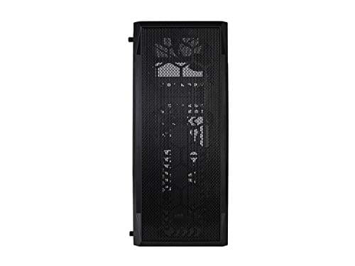 DIYPC DIY-S07 ATX Mid Tower Black with Acrylic Side Panel and USB 3.2 Gen 1 Type-A, USB 2.0 Type-A image