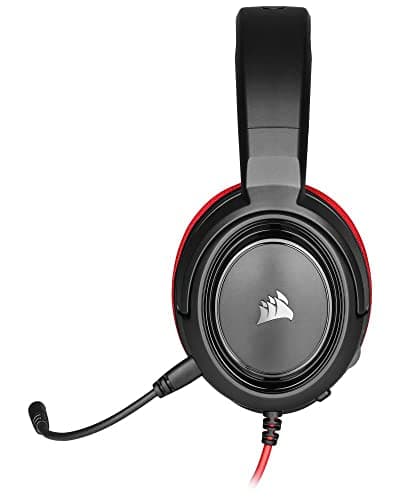Corsair HS35 Closed Black / Red Gaming Headset image
