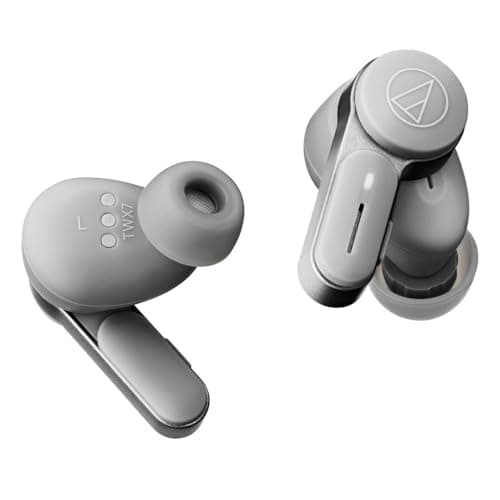 Audio-Technica ATH-TWX7 Closed Earbud With Microphone Headset image