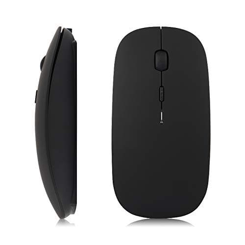 Wireless Mouse Rechargable, Computer Mouse, 2.4G Silent Mouse Computer Office Portable Mobile Optical Mouse with USB Receiver, 3 Adjustable DPI Levels for Laptop, Mac, MacBook, Notebook, PC, Computer image