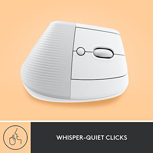 Logitech LIFT Optical Bluetooth Wireless White Mouse image