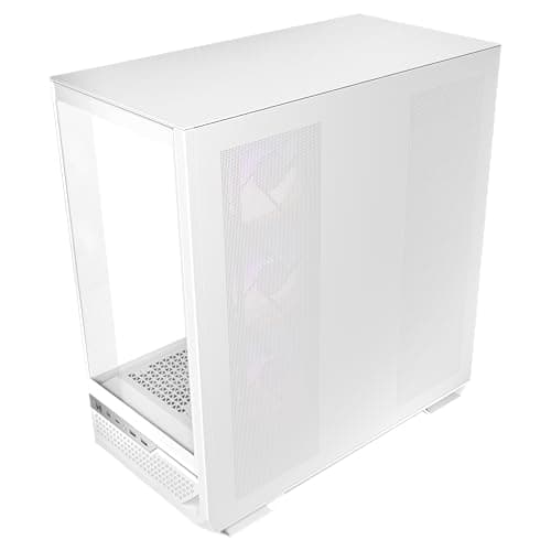 Antec C7 ATX Mid Tower White Tempered Glass Side Panel ARGB image