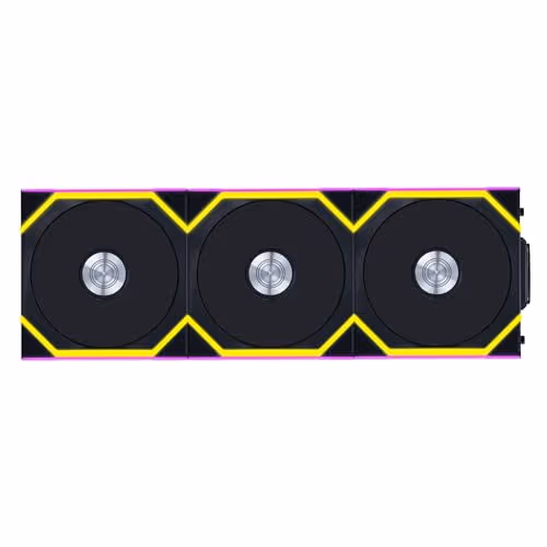 Lian Li UNI FAN SL Wireless 120 Reverse Blade 120mm Black Addressable RGB PWM 64 CFM 3-Pack main image