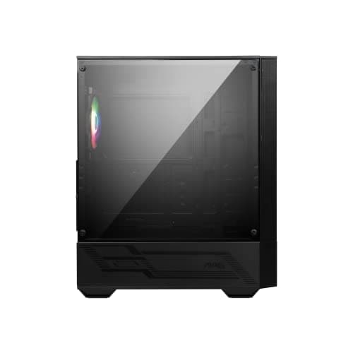 MSI MAG FORGE 111R ATX Mid Tower Black with Tempered Glass Side Panel and USB 3.2 Gen 1 Type-A Front Panel image