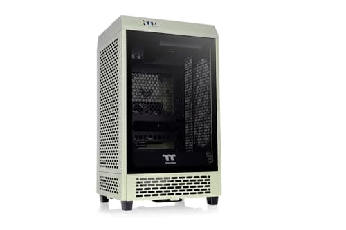Thermaltake The Tower 200 Mini-ITX Tower Beige Tempered Glass Side Panel, USB 3.2 Gen 2 Type-C Front Panel main image