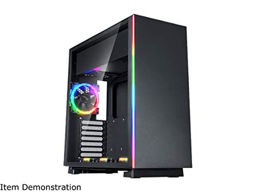 Rosewill PRISM S500 ATX Mid Tower Black Tempered Glass Side Panel main image