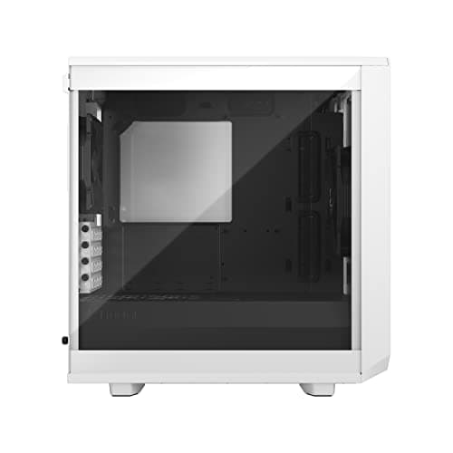 Fractal Design Meshify 2 Mini MicroATX Mid Tower White/Black Tempered Glass Side Panel, USB 3.2 Gen 2 Type-C and USB 3.2 Gen 1 Type-A image