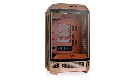Thermaltake The Tower 300 MicroATX Mini Tower Tempered Glass Side Panel - Gravel Sand main image
