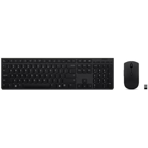 Lenovo 4X31K03931 Wired/Wired/Bluetooth/Wireless Standard Keyboard With Optical Mouse image