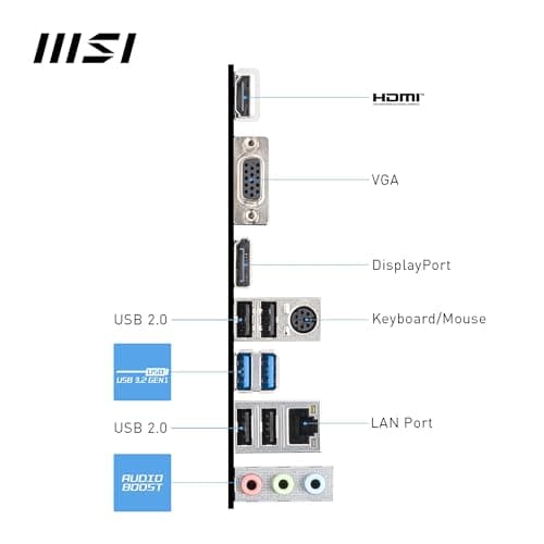 MSI H610 PRO H610M-G LGA1700 DDR5 Micro ATX image