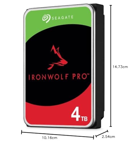 Seagate IronWolf Pro 4TB HDD 3.5" 7200RPM SATA 6.0 Gb/s image
