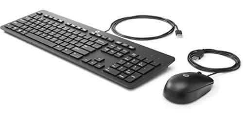 HP Business Slim Wired Keyboard With Optical Mouse image