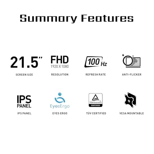 MSI PRO MP225 21.5" 1080p 100Hz IPS Monitor image