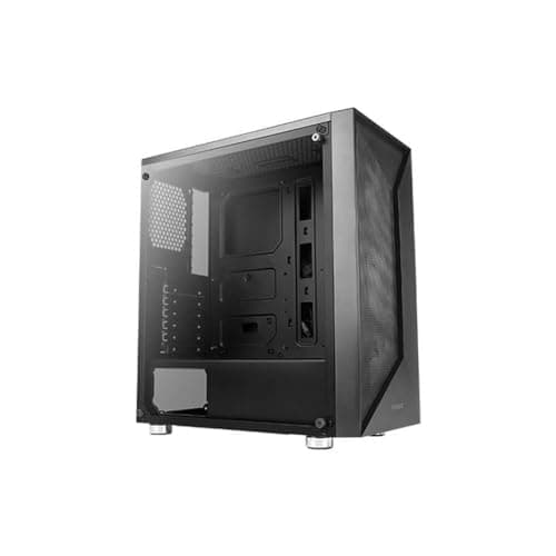 Antec NX320 ATX Mid Tower Black with Tempered Glass Side Panel and USB 3.2 Gen 1 Type-A, USB 2.0 Type-A image