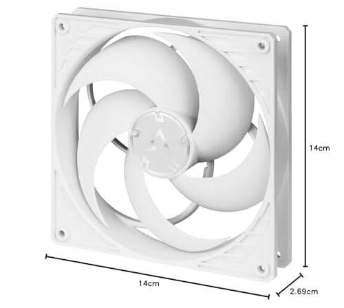ARCTIC P14 140mm White PWM image
