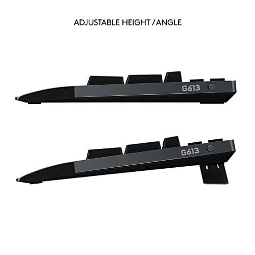 Logitech G613 Lightspeed Wireless Mechanical Gaming Keyboard, Multihost 2.4 GHz + Blutooth Connectivity image