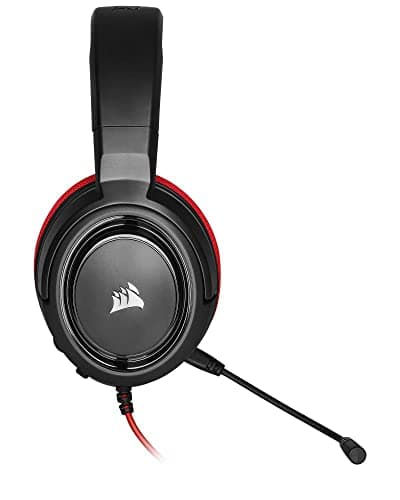 Corsair HS35 Closed Black / Red Gaming Headset image