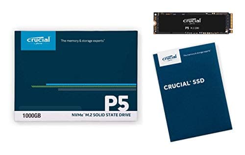 Crucial P5 250GB NVMe PCIe Gen3 M.2 SSD image