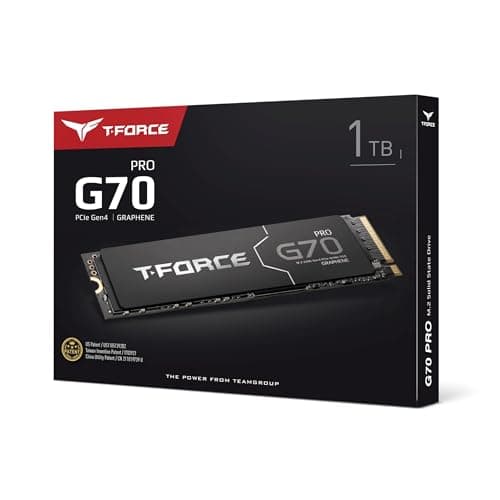 TEAMGROUP T-FORCE G70 PRO Graphene 1TB SSD M.2 PCIe 4.0 NVMe image