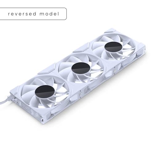 Phanteks M25G2-120 120mm White Addressable RGB PWM Reverse 73.69 CFM 3-Pack image