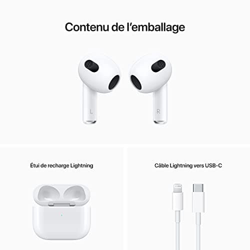 Apple AirPods 3rd Gen Lightning In-Ear Headphones with Microphone image