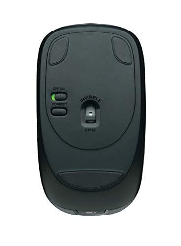 Logitech M557 Bluetooth Mouse - Wireless Mouse with 1 Year Battery Life, Side-to-Side Scrolling, and Right or Left Hand Use with Apple Mac or Microsoft Windows Computers and Laptops, Gray image
