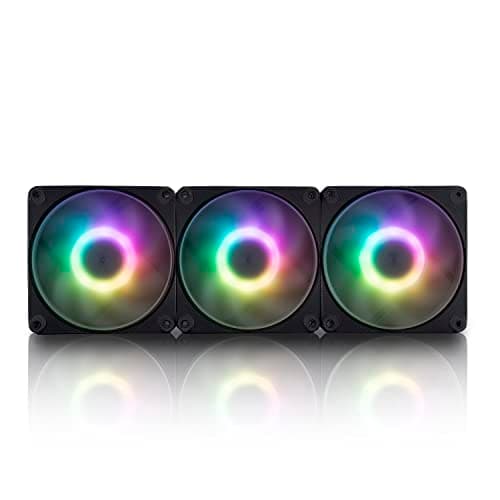 In Win Mercury AM120S 120mm Black / White PWM ARGB 3-Pack image